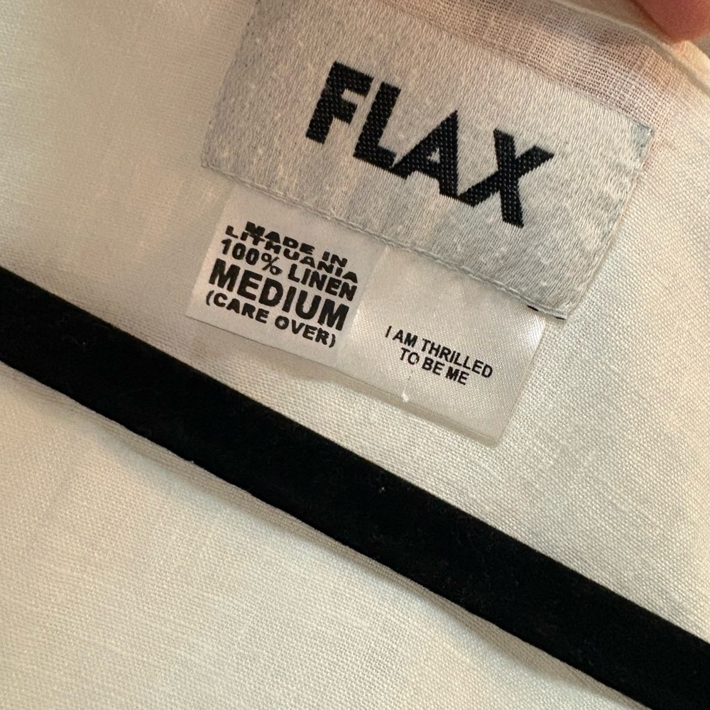Flax Pintuck Tank linen top - Picture 3 of 4